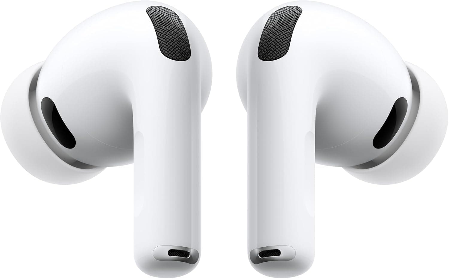 Apple AirPods Pro (3rd Generation) in white, featuring a sleek design, silicone tips, and charging case, ideal for active use