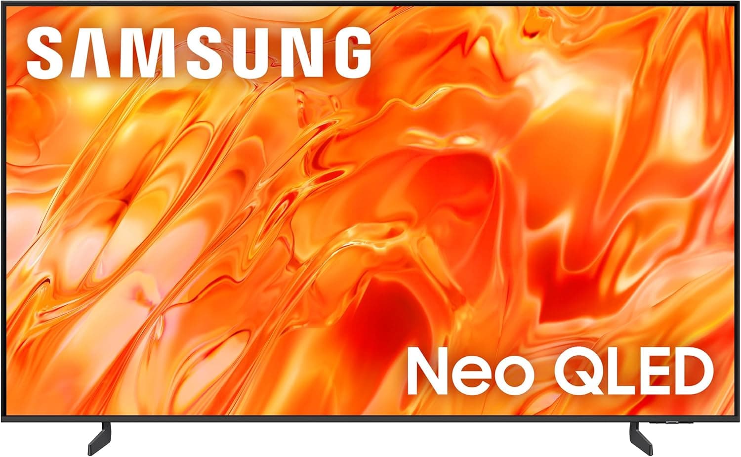 Samsung QLED 4K Smart TV, 55-Inch, Ultra HD with vibrant colors and sleek design, featuring Hdr10+ technology.